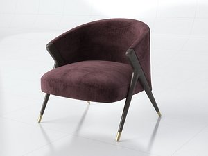 3D accent chair model