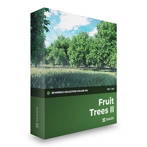 3D model fruit trees volume 105