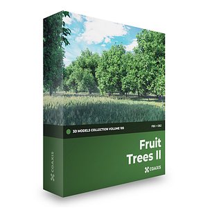 CGAxis Models Volume 105 - Fruit Trees FBX OBJ
