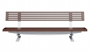 Pacifica Bench by FormsSurfaces 3D model