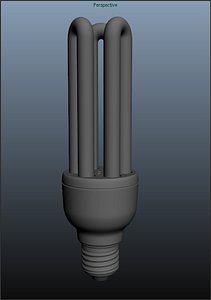 free obj model light bulb