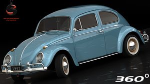Volkswagen Beetle 1962 (Low Interior)