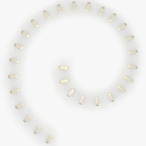 3ds max realistic dominoes pose 3