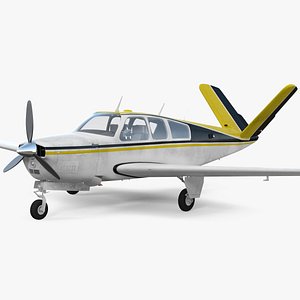 civil utility aircraft single 3D model