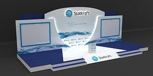 3D stage decoration model