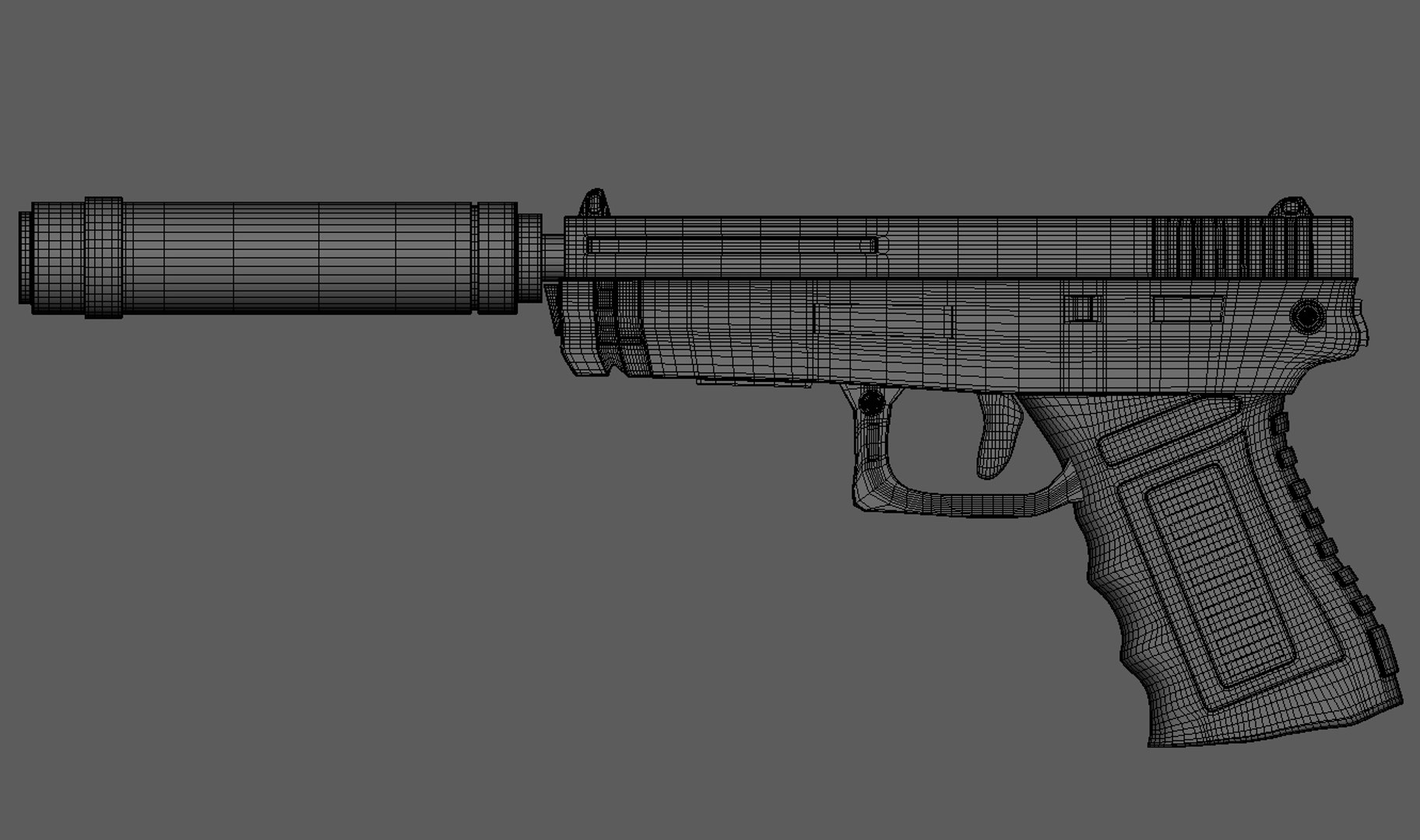 3d Model Gun