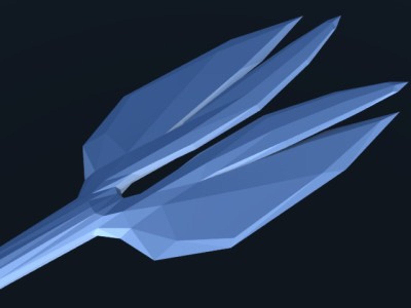 3d elfish weapon