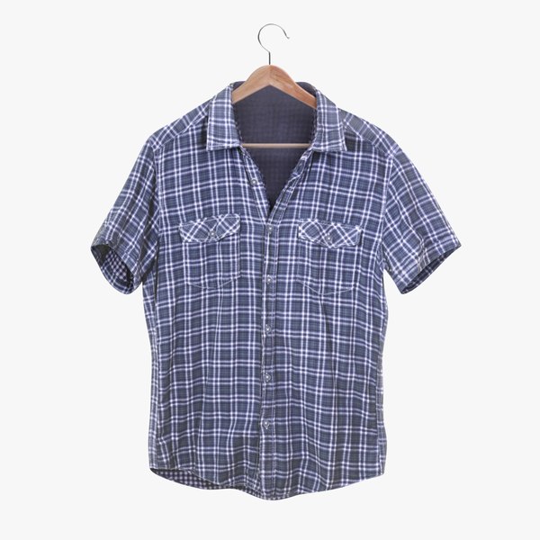 3D flannel shirt - TurboSquid 1214680