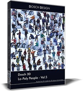 Dosch 3D - Lo-Poly People Vol.5