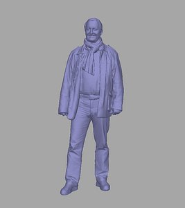 scanned background 3D model