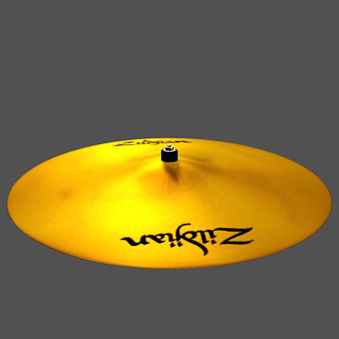 zildjian cymbal 3d model