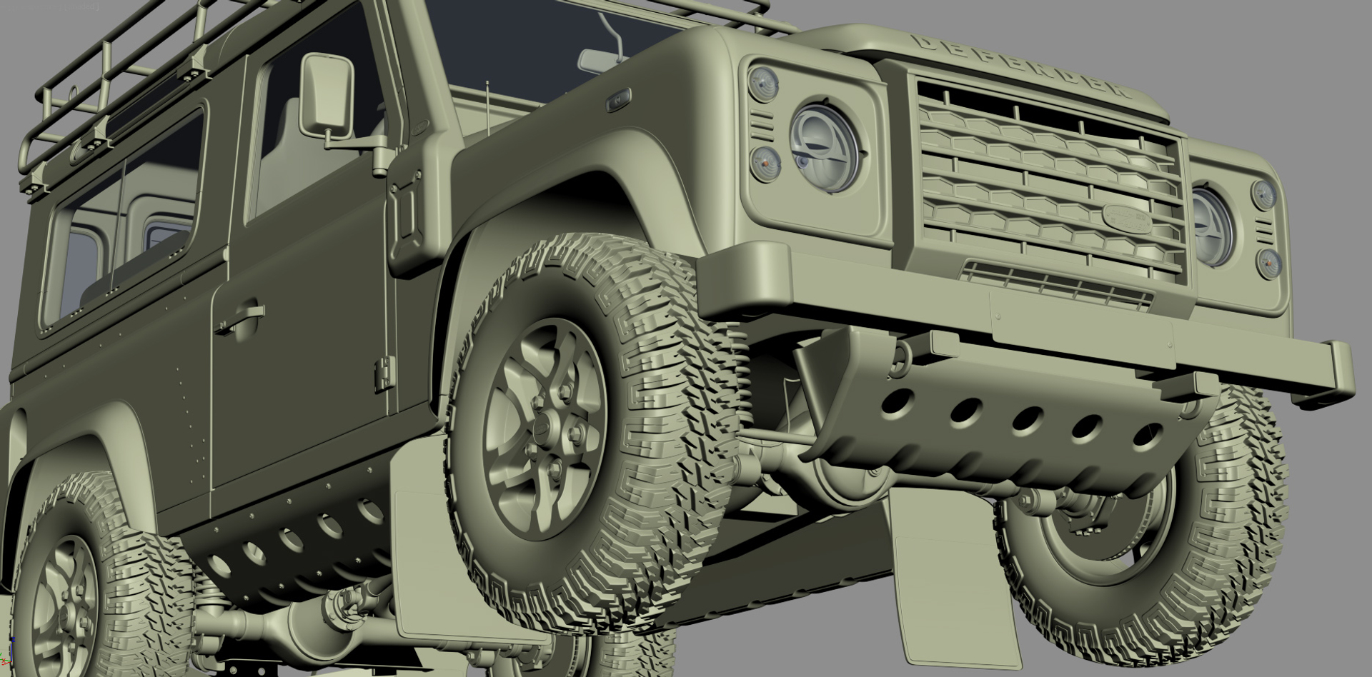3D land rover defender 90 - TurboSquid 1325844