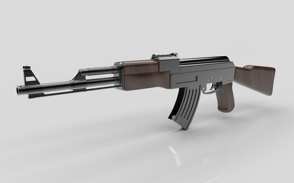 3D модель АК 47 - TurboSquid 1274448