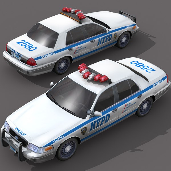 3ds max car wheel police