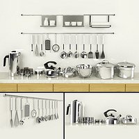 Utensils & Pans + Teapots Set