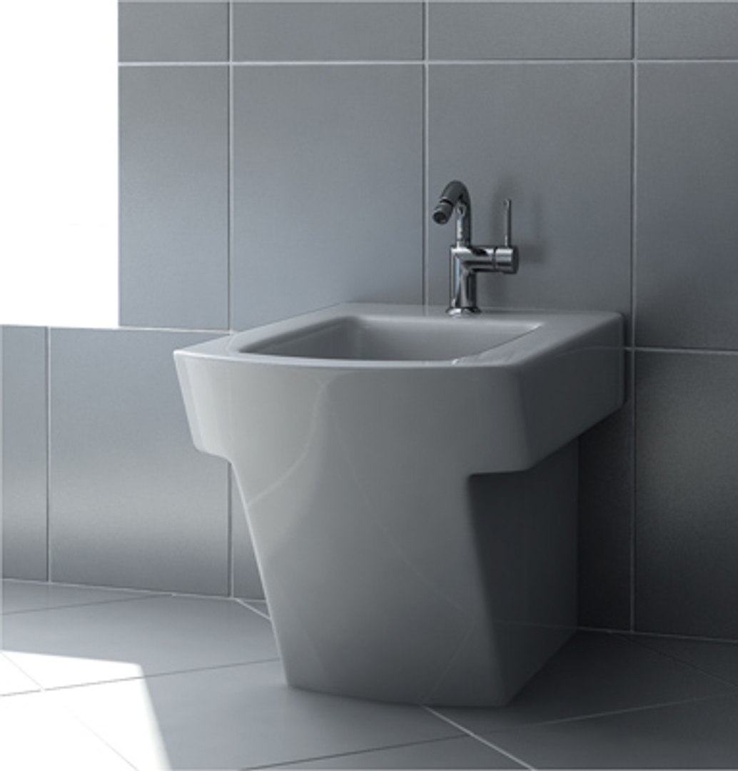 Roca Hall Toilet Bidet 3d Model