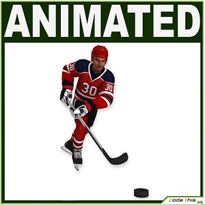 Hockey Player CG