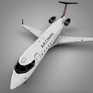 air canada black mask 3D model