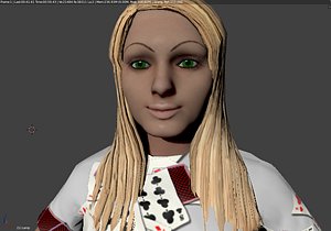 Jill - Rigged - Poker Shirt and Jean Shorts and Shoes