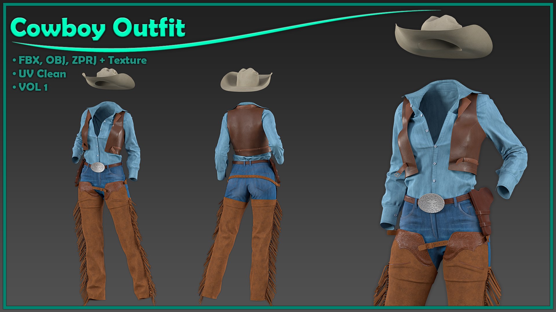 Cowboys Models Modern Cowboy Poses For Genesis Masculine Daz 3D