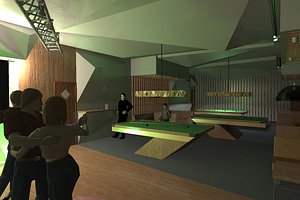 pool table 3d model
