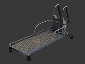 3d model of large trolley