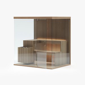 Indoor Sauna 3D model