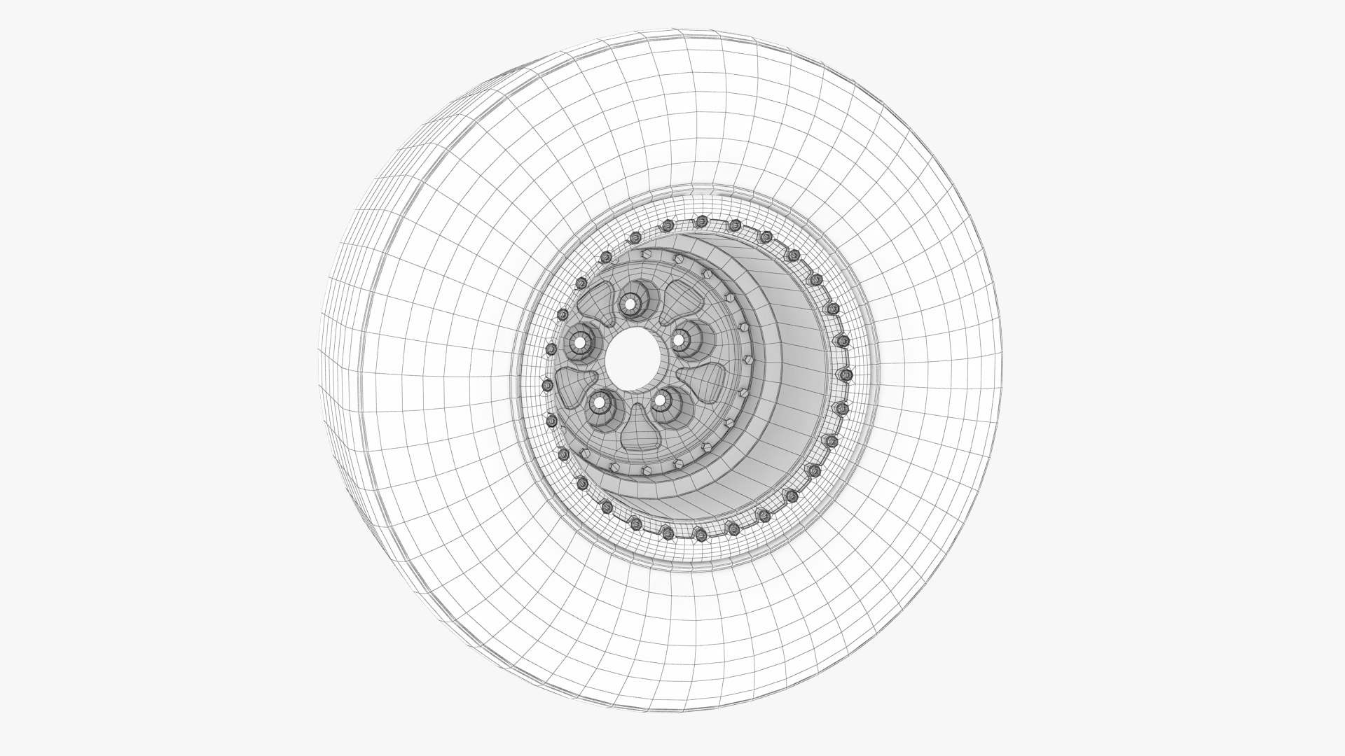 Tire Hoosier Wheel Magnum 3D Model - TurboSquid 1463797