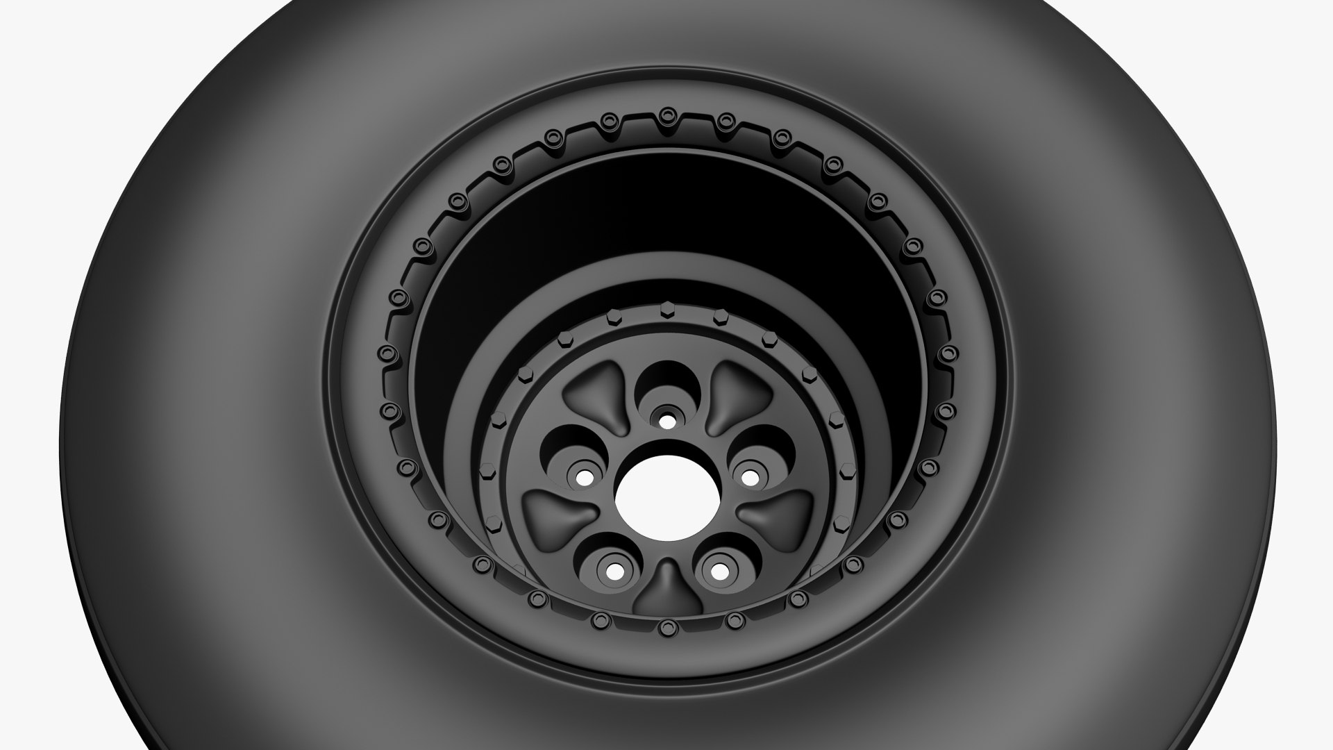Tire Hoosier Wheel Magnum 3D Model - TurboSquid 1463797