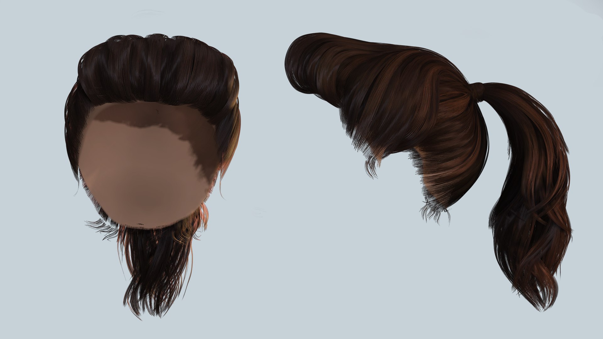 3D Retro Puff Ponytail Hairstyle -Game  Render Asset model https://p.turbosquid.com/ts-thumb/12/JxgTWR/Bk/5/png/1745247450/1920x1080/fit_q87/16f632238f6546dac4839f72b82dd00bc3ec29e2/5.jpg
