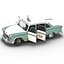 Checker Taxicab 1982 딱딱한 3D 모델