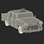 Checker Taxicab 1982 딱딱한 3D 모델