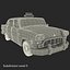 Checker Taxicab 1982 딱딱한 3D 모델