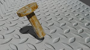 Rusty screw battle tested 3D