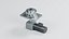 3D Vertical Anchor Windlass with Gypsy and Gear Motor