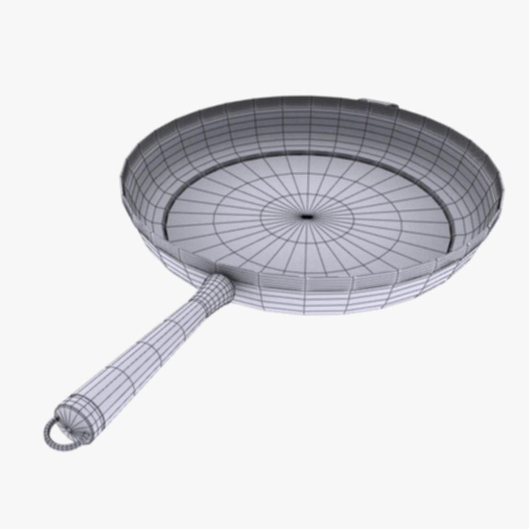 3ds Max Cookware Pan Frying