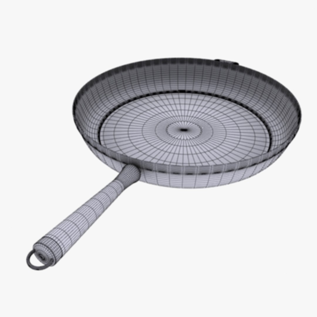 3ds Max Cookware Pan Frying