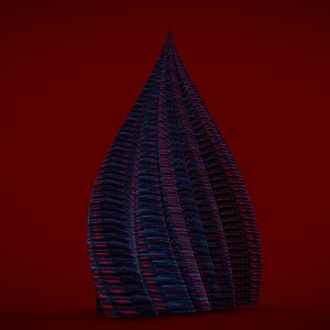 3D model modern building architectural