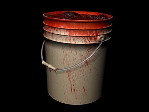 5 Gallon Bucket (bloody & clean)