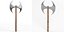 3d battle axe model