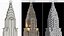 Edificio Chrysler di New York con illuminazione esterna