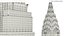 Edificio Chrysler di New York con illuminazione esterna