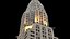Edificio Chrysler di New York con illuminazione esterna
