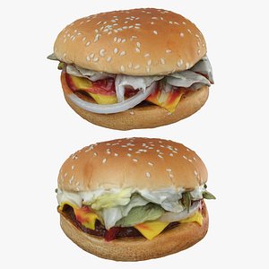 3D model Cheeseburger Collection