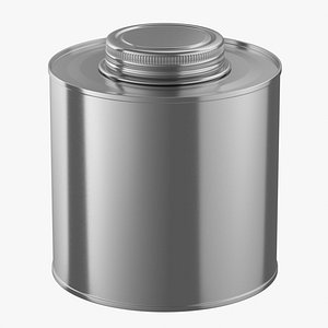 Screw Top Tin Can Mockup 03 3D
