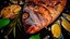 Grilled fish and seafood BBQ