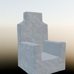 Stone Throne 3D model