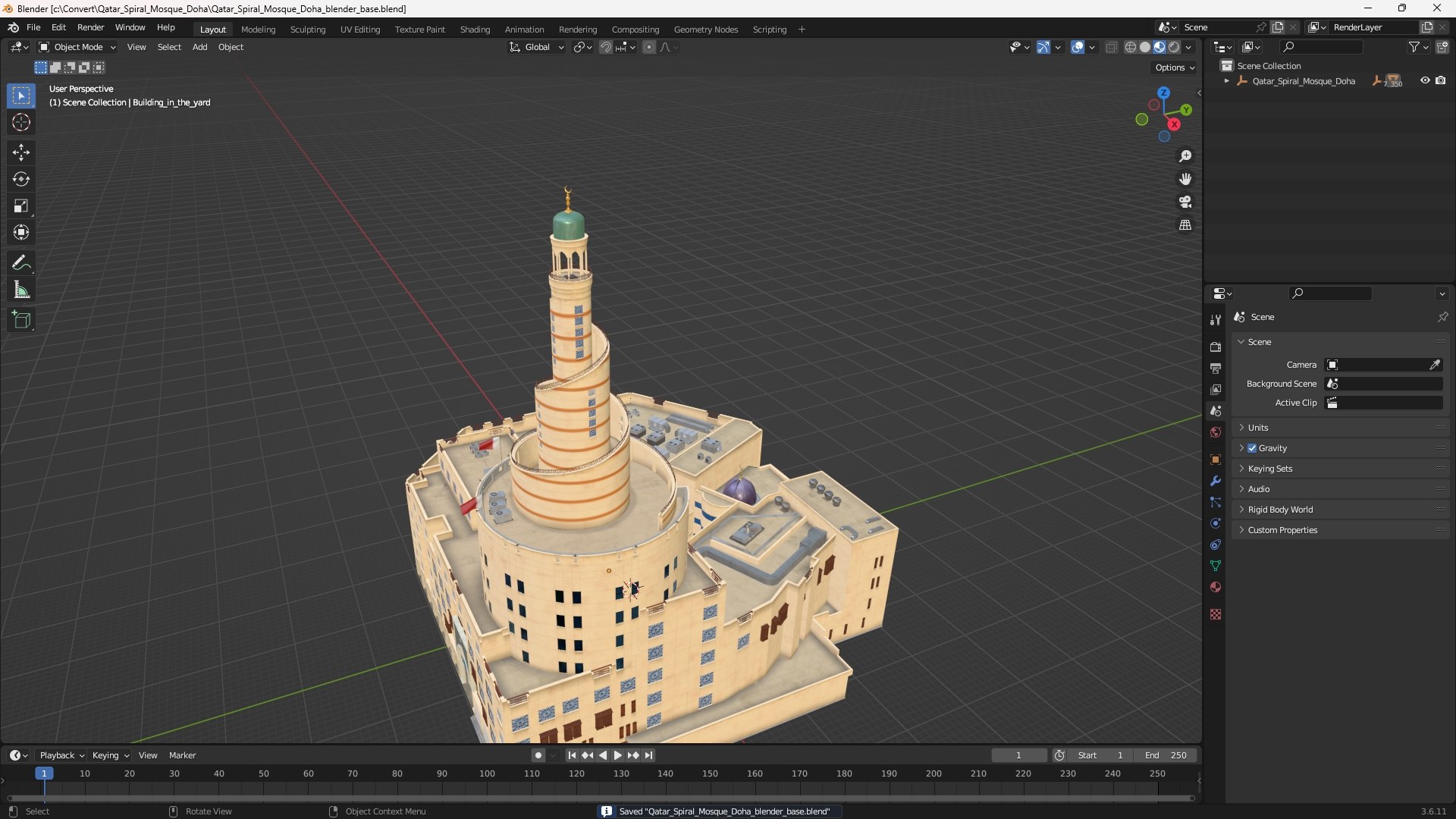 Qatar Spiral Mosque Doha 3D model https://p.turbosquid.com/ts-thumb/12/eVCO4D/Sh/qatar_spiral_mosque_doha_1001/jpg/1779725968/1920x1080/fit_q87/b35f1752ecfa64c03739cf7bc0572e7228ece93a/qatar_spiral_mosque_doha_1001.jpg