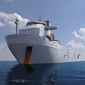 Semi-Submersible Yacht Carrier With Loaded Deck