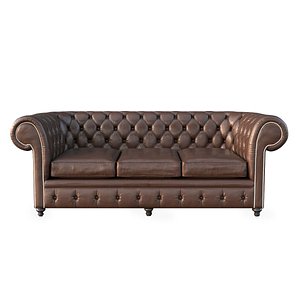3D model Chesterfield Couch Sofa